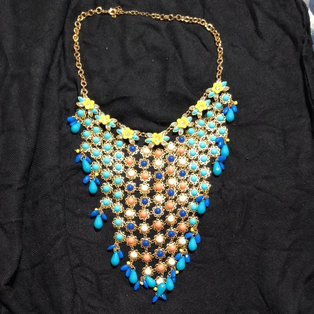 Elegant Multicolor Statement Necklace